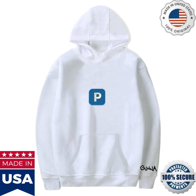 Official Gunna Merch Store Gunna Pushin P Hood White