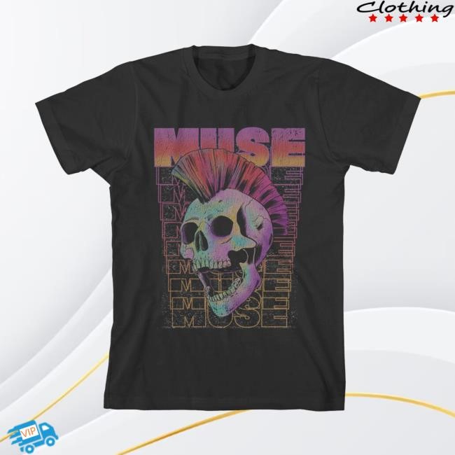Mohawk Skull S/s Shirt | Muse Official Store