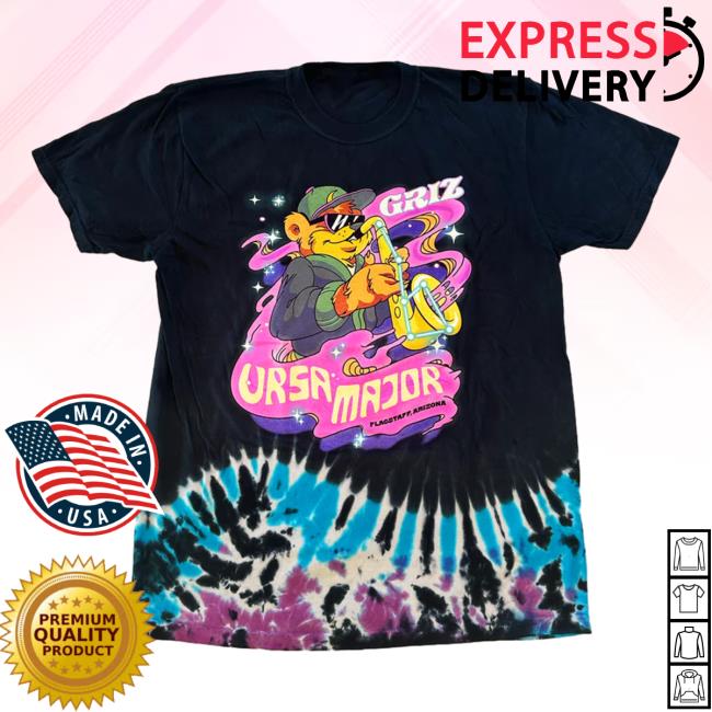Official My Name Is Griz Merch Shop GRiZ Ursa Major Milky Wayve Dye Event Tie Dye T Shirt MynameisGriz Store Tie-Dye