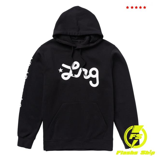 Official Lrg Lifted Research Group Clothing Shop Lifted Script Pullover Hoodie Black