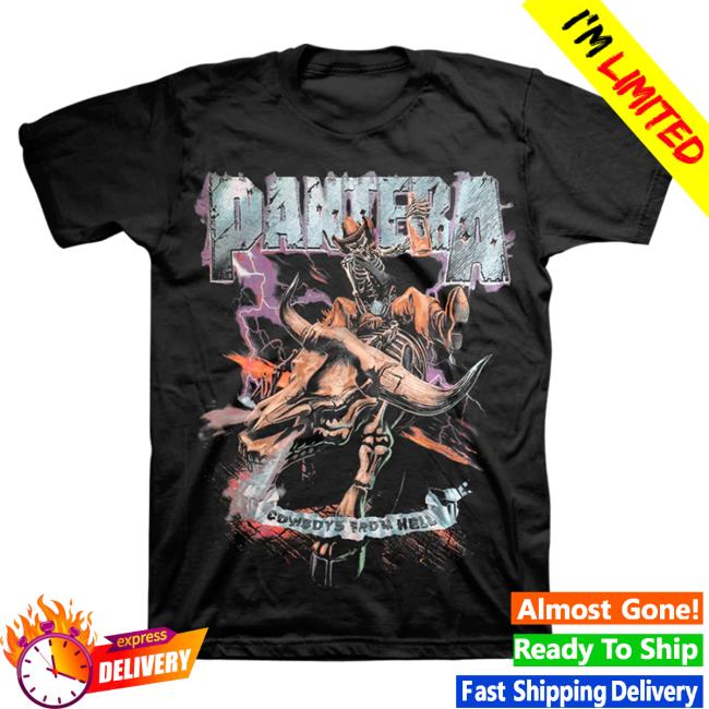 Official Pantera Merch Store Pantera Cowboys From Hell Tour New Shirt