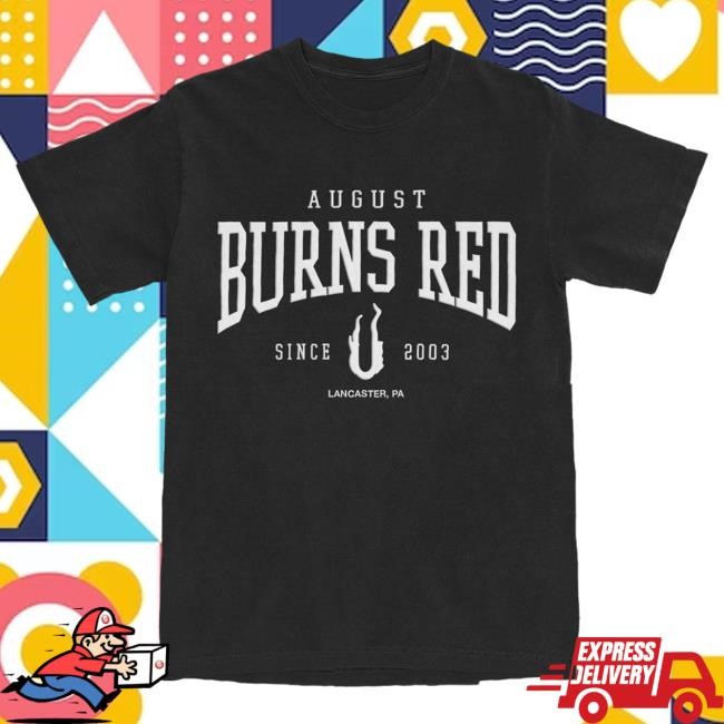 Official August Burns Red Varsity Puff Print Top Shirt