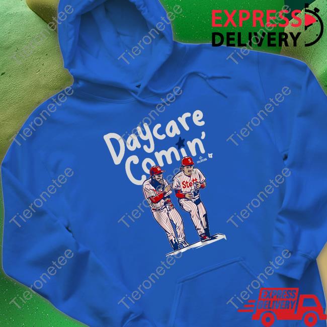 Breakingt Brandon Marsh & Bryson Stott Daycare Comin' Hooded Sweatshirt