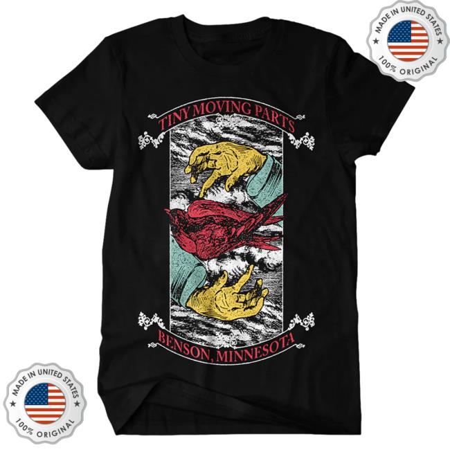 Hopeless Records Merch Tiny Moving Parts Floating Bird Black Shirt Hopelessrecords