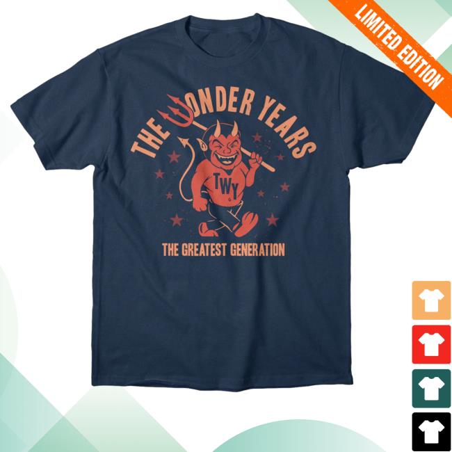 The Wonder Years Merch Cartoon Devil Tee