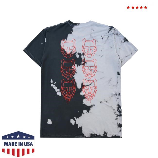 BTSM - Red / Grey Dye Tee BTSM Merch