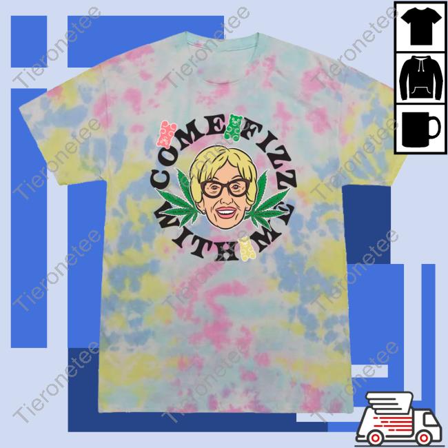 Official Ymh Studios Come Fizz With Me Tie Dye Shirt 2023 Ymhstudios