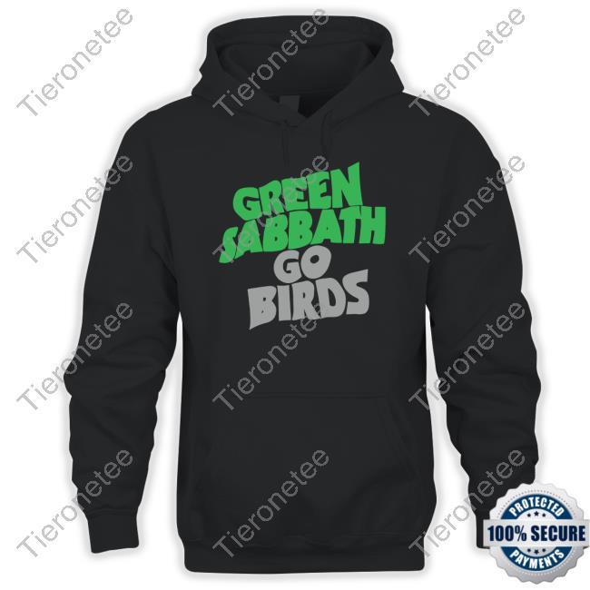 Official Phillygoat Merch Green Sabbath Go Birds Shirt