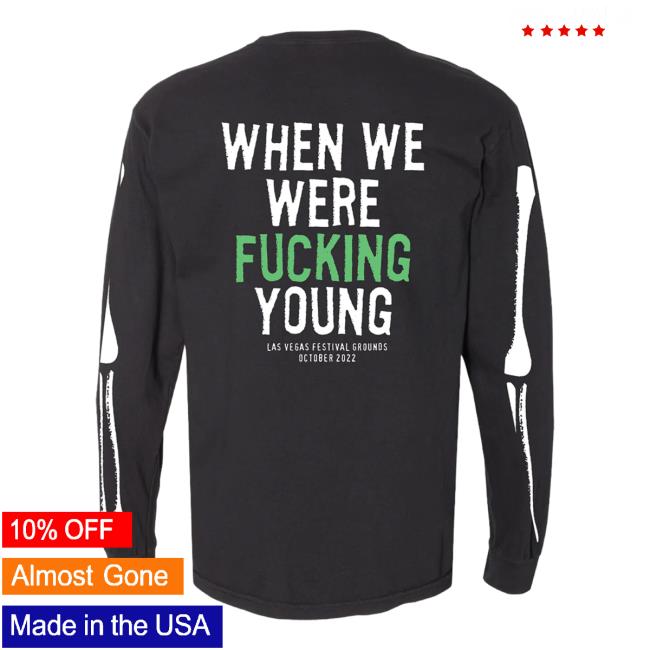 Official When We Were Young Festival 2023 Merch Skeleton Long Sleeve Shirt 2023 WhenWeWereYoung