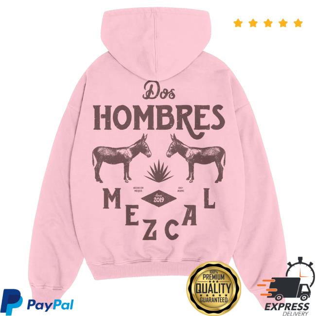 Official Dos Hombres Merch DosHombres Dos Hombres Pink Crewneck Sweatshirt