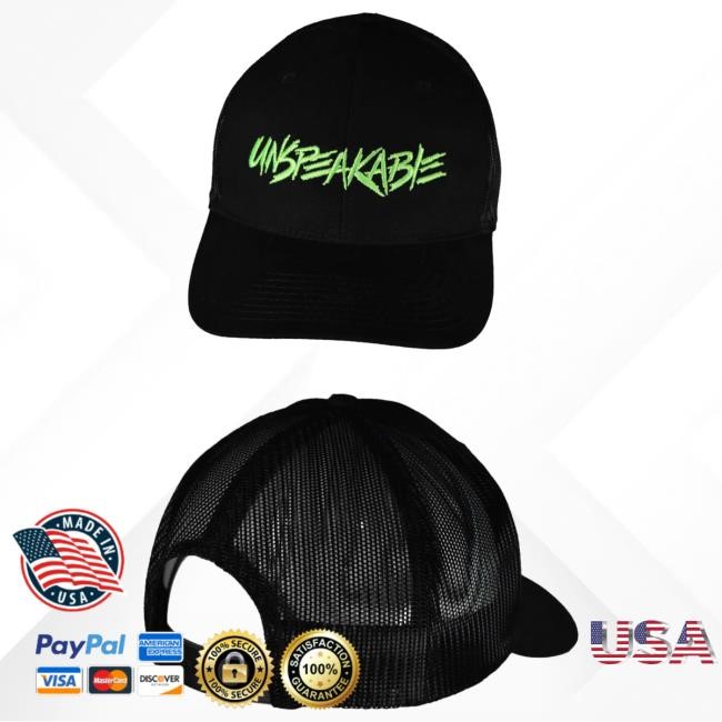 Black & Neon Green Dad Cap – Unspeakable Merch Shop