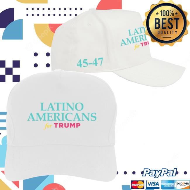 Official Donald Trump Merch Store Donald Trump Latino Americans For Trump White Structured Adjustable Hat Donald Trump Apparel Clothing Shop DonaldTrump