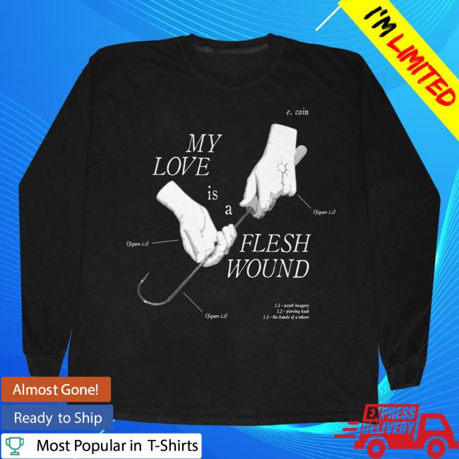Official Daughters Of Ethel Cain Merch Store Flesh Wound Long Sleeve Top Shirt Ethelcain