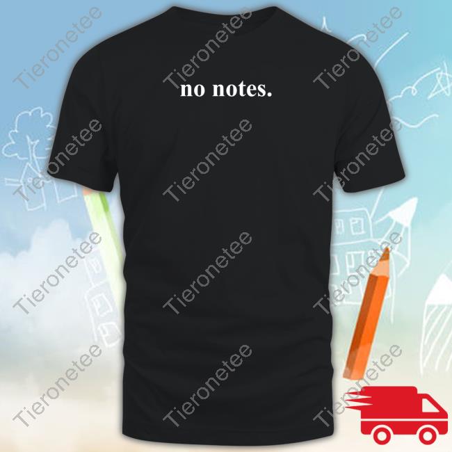 No Notes Black Tee Shirt
