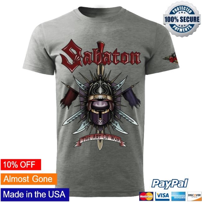 Official Sabaton Merch Store Sabaton The Art Of War Special Edition T-Shirts Sabaton Shop