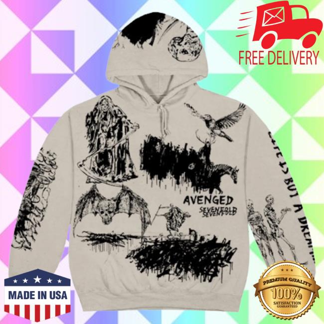 Official Avenged Sevenfold Merch A7xworld Store A7x World Avenged Sevenfold 2023 Tour Libad Collection - Pullover Sweatshirt AvengedSevenfold Shop