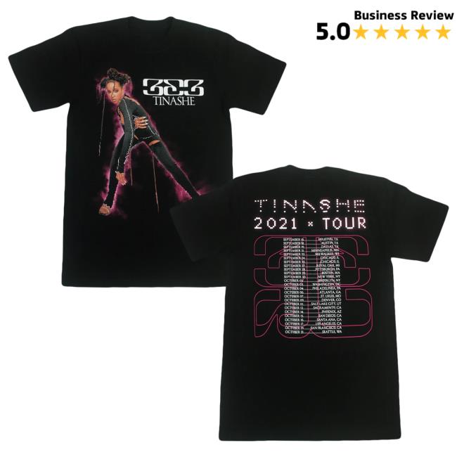 Official Tinashe Merch Store Tinashe Tour Black Tee