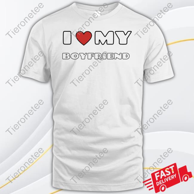 Official Spaarkd Store I Love My Boyfriend Shirt