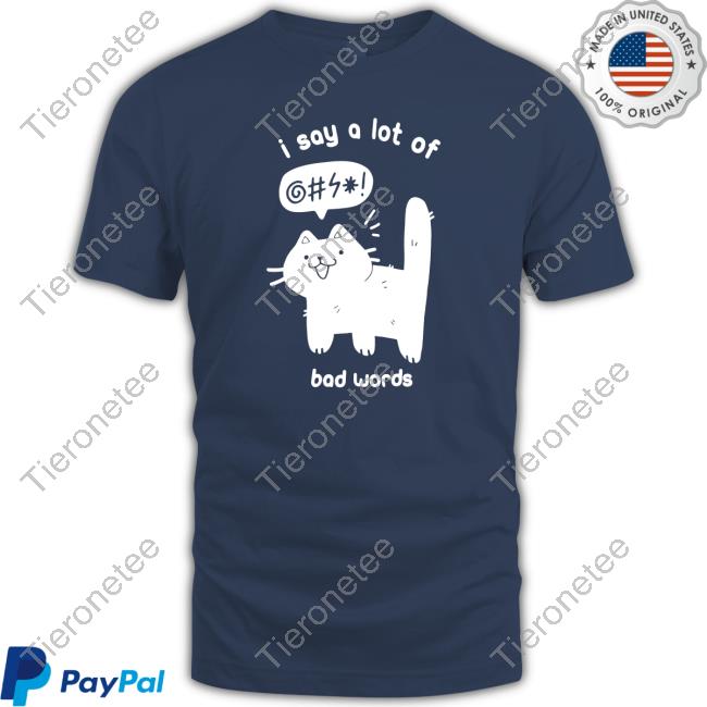 Official Quackicroissant Dual Wield Studio Merch Cat I Say A Lot Of Bad Words Shirts