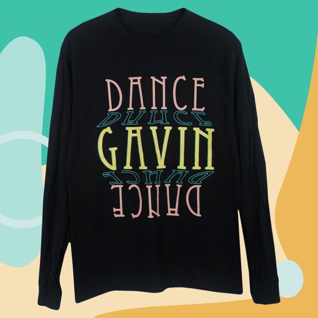 Official Dance Gavin Dance Merch Stacked Logo Black LS DanceGavinDance