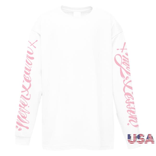 Official Anne-Marie Merch Store Anne Marie Never Learn My Lesson Long Sleeve Tshirt White Anne - Marie Apparel Clothing Shop AnneMarie
