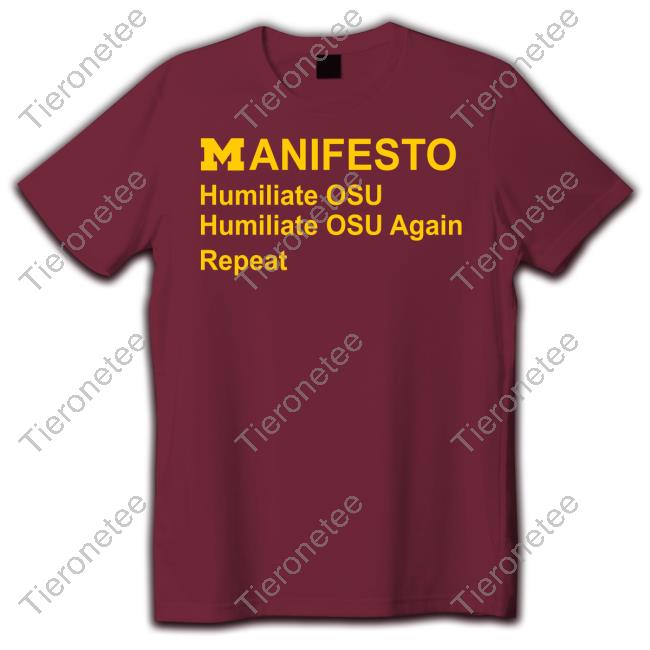 Manifesto Humiliate Osu Humiliate Osu Again Repeat Sweatshirt