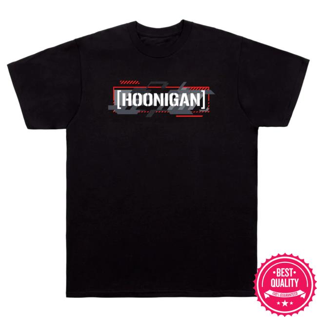 Official Hoonigan Merch Store Shop Hoonigan Surger Censor Bar Short Sleeve Popover Shirt Hoonigan Apparel Clothing