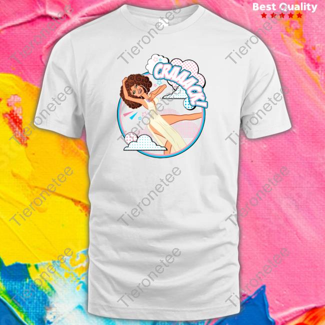 Mybestjudy Neck Crack Long Sleeve Tee