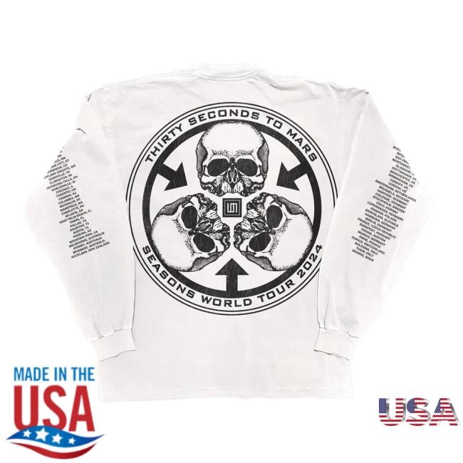 TSTFM Seasons World Tour Throwback Tee Thirty Seconds To Mars Store Merch