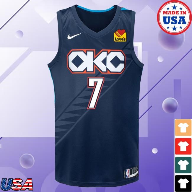 Oklahoma City Thunder Chet Holmgren 2025-26 NBA Basketball City Gear