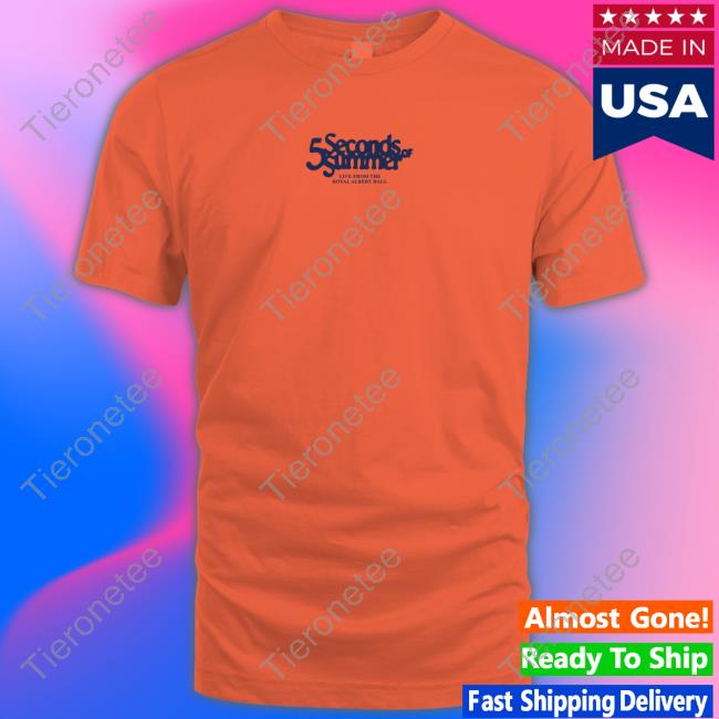 Official 5 Seconds Of Summer Merch Albert Hall Long Sleeved T Shirt