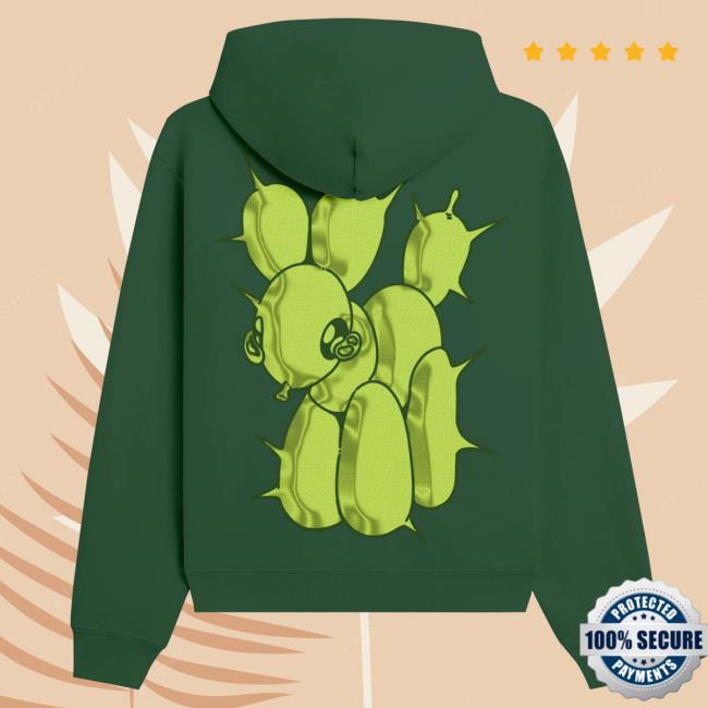 Official Flim Flam Merch Store FF Spikey Balloon Popover Hoodie Dark Green FlimFlam Apparel Clothing Shop