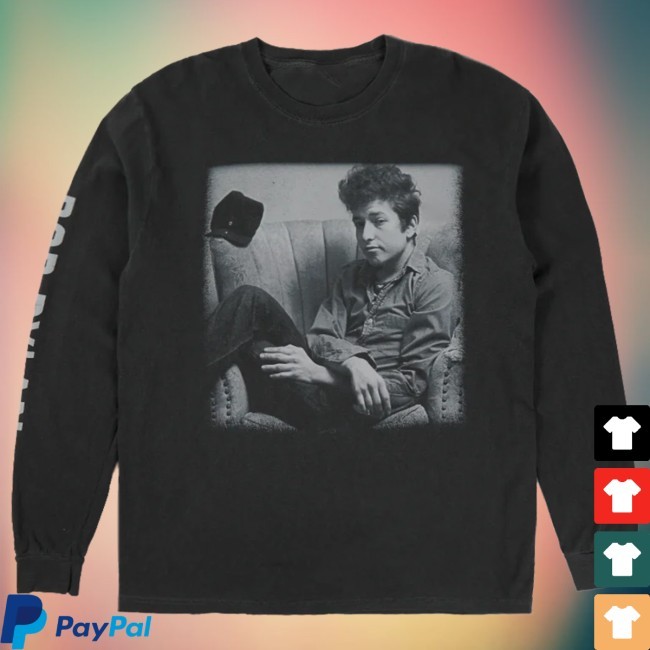 Bob Dylan Store Chair Portrait LS Shirt