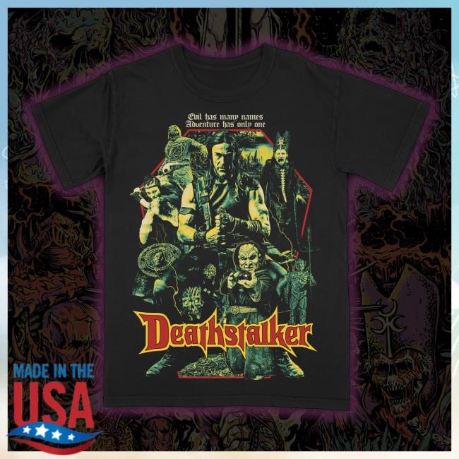 Deathstalker “Reign Of Darkness” Premium Tee Soft Touch Creep-O-Rama Fit