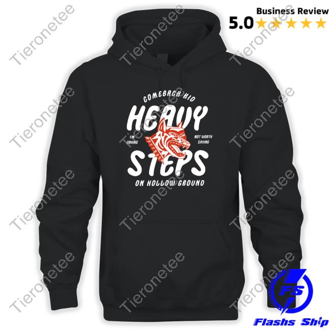 Comeback Kid Heavy Steps On Hollow Ground Dog Head Hoodie