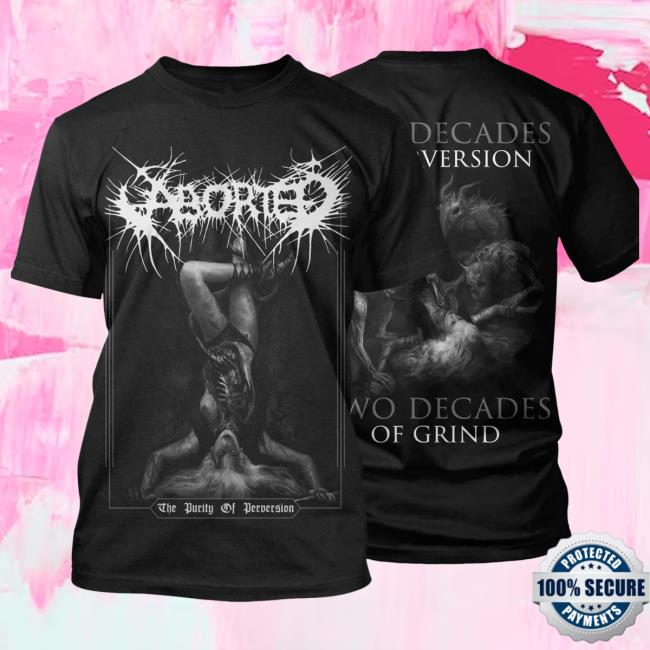 Official Indie Merch Store Shop Aborted "Perversion" Shirt IndieMerchStore