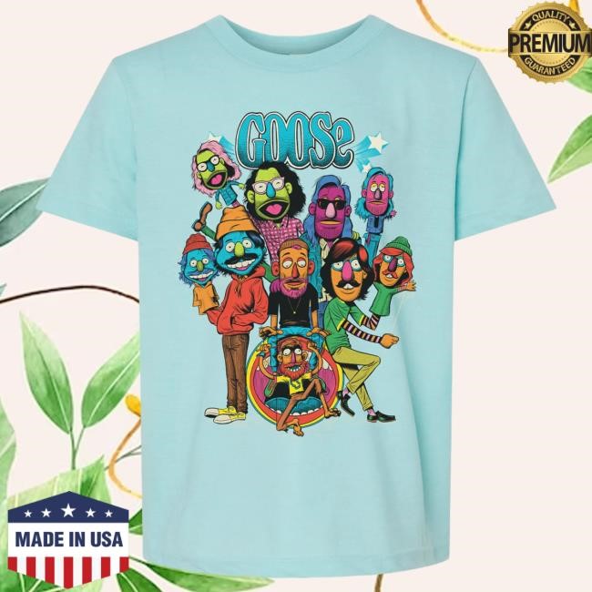 Official Goose The Band Merch Puppets Youth Popover Shirt Goosetheband