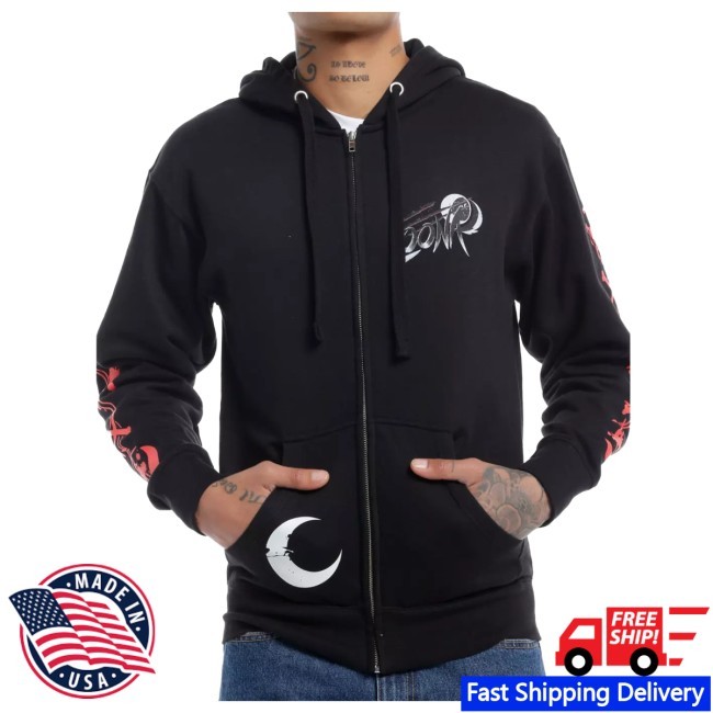 Helluva Boss Loona Hoodie Hot Topic Exclusive Zip Up Hood
