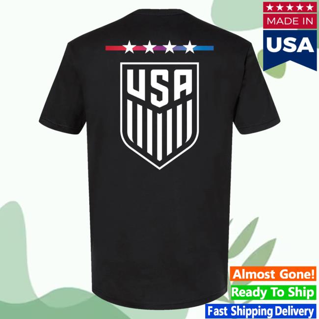 Official Uswnt Merch Store Uswnt Unisex USWNT Gradient Black Shirt Uswnt Apparel Clothing Shop