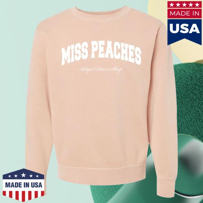 Official Barstool Sports Merch Store Miss Peaches Pullover Sweatshirt Barstool Sports Apparel Clothing Shop Barstoolsports