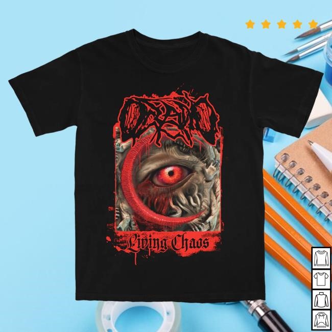 Official Sumerian Records Merch Oceano - Living Chaos Album Art Shirts SumerianRecords