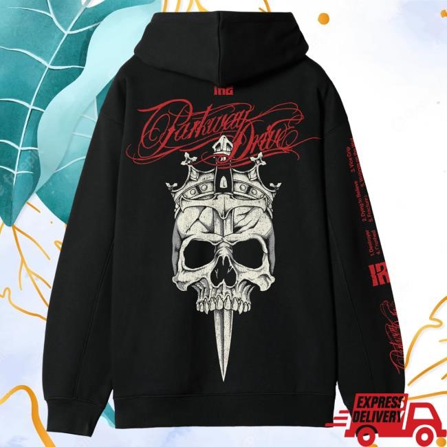 Official Parkway Drive Merch Store IRE Skull Attractive Hoodie