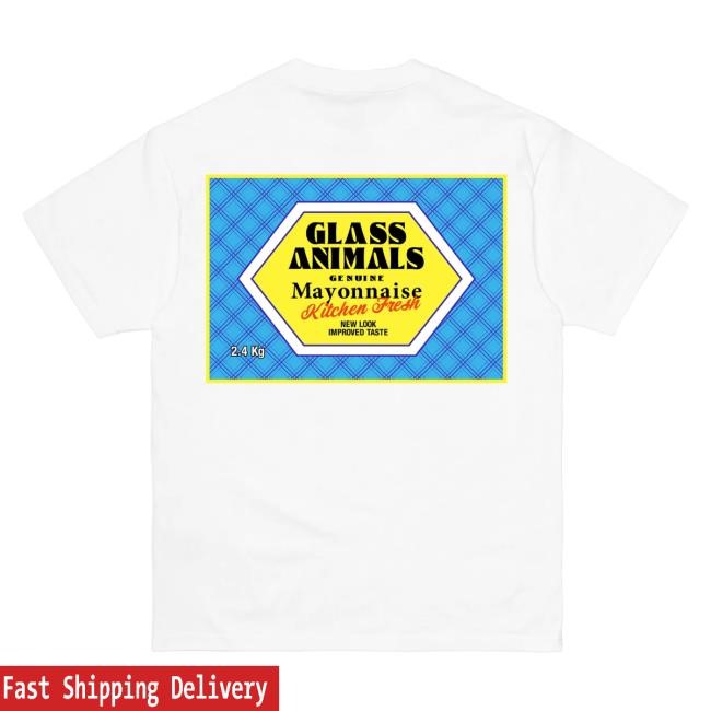 Official Glass Animals Merch Store Shop Glass Animals Glass Animals Mayo Shirt in black GlassAnimals