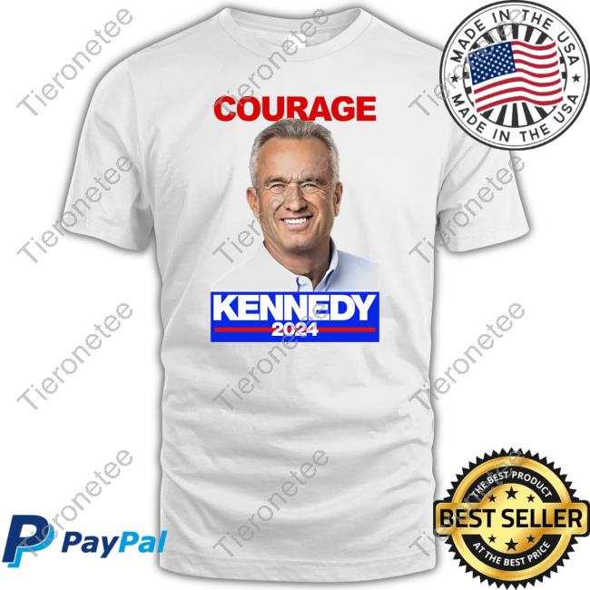 Kennedy 2024 Merch Courage Short Sleeve Crew T-Shirt
