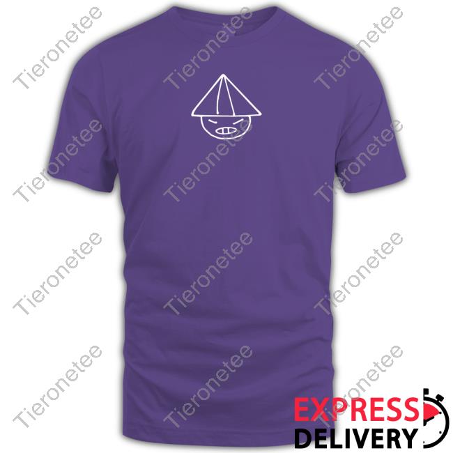 Bruce Wang Hand Drawn Black Tee Shirt