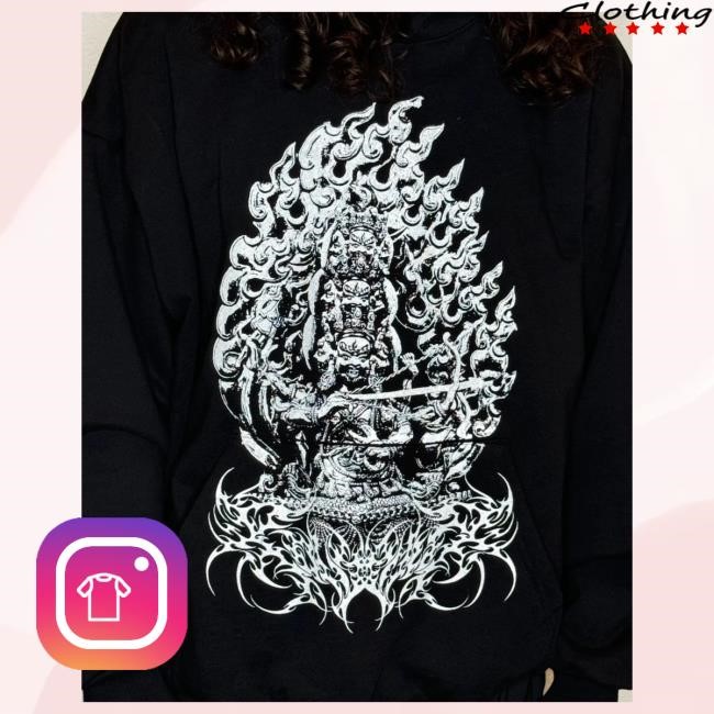 Official Polyphia Merch RAHULA Black Hoodie