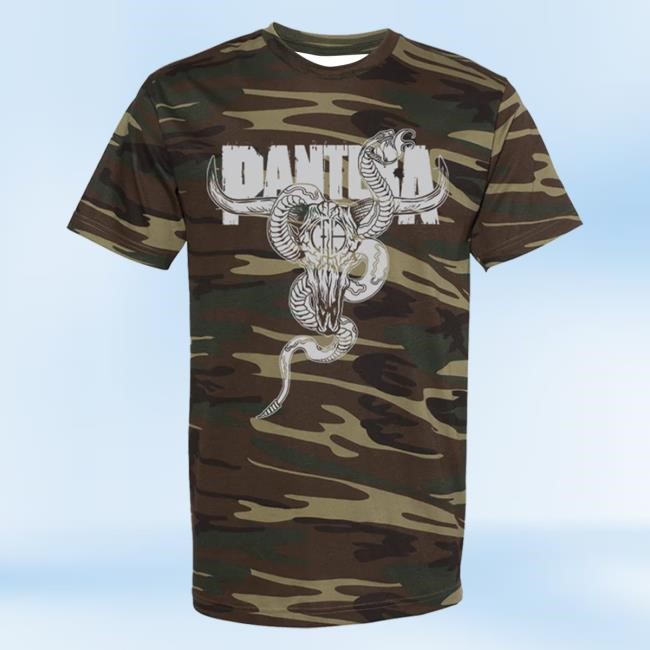 Official Pantera Merch Store Shop 2024 Tour Camo Tshirt