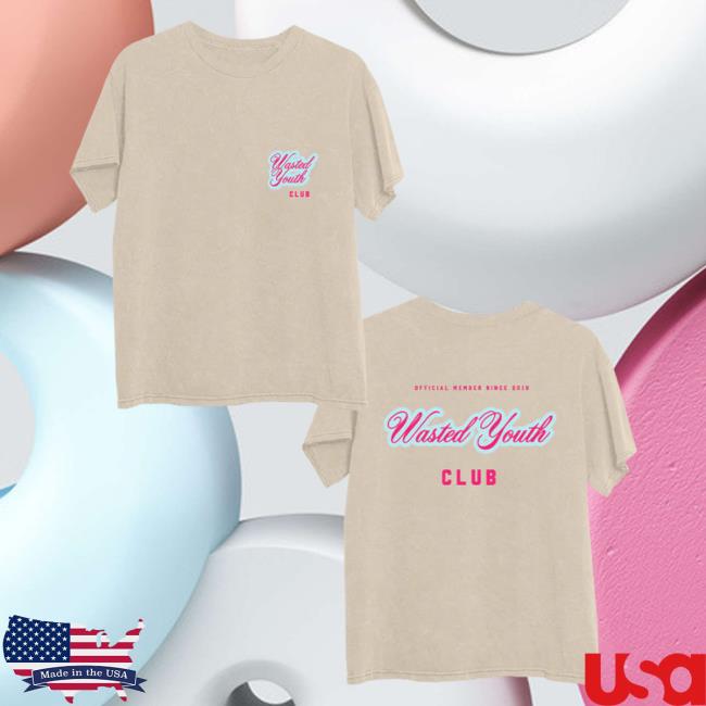 Official Fletcher Merch Store Wasted Youth Club Attractive Shirt Fletcher Clothing Shop