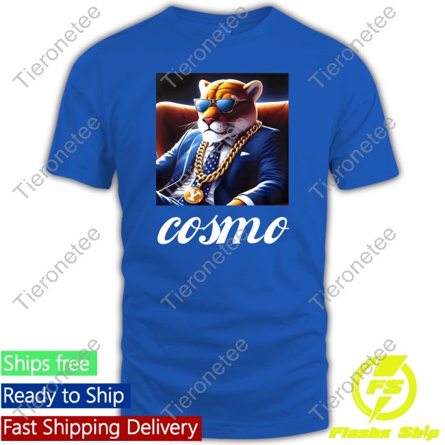 Official Jayhawk Lasso Cosmo The Cougar Long Sleeve Tee