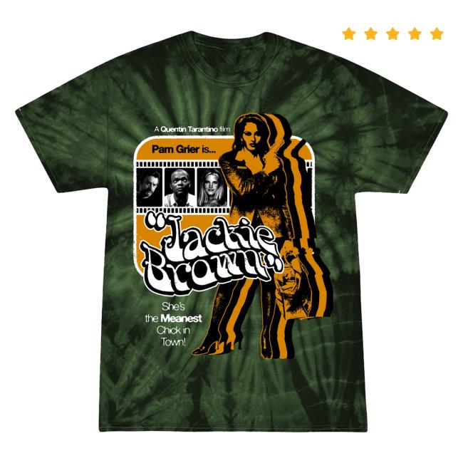 Official Studiohouse Designs Jackie Brown Tie Dye Hot Shirt Green